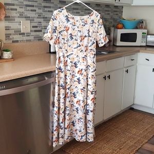 floral, long dress